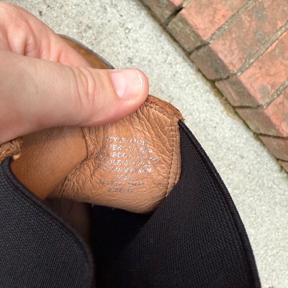 Madewell Brown Leather Boots Size 11M Women’s Boots Carina Platform Chelsea - Picture 2 of 11